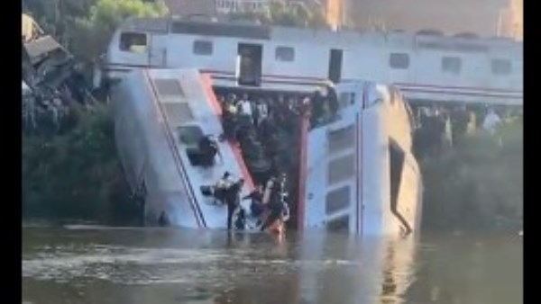 حادث تصادم قطار المنيا