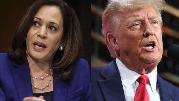 Trump and Harris