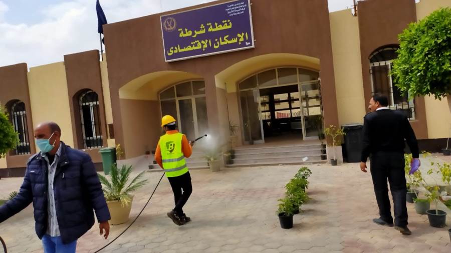 جهود مكثفة لأجهزة المدن الجديدة لتنفيذ أعمال التطهير والتعقي
