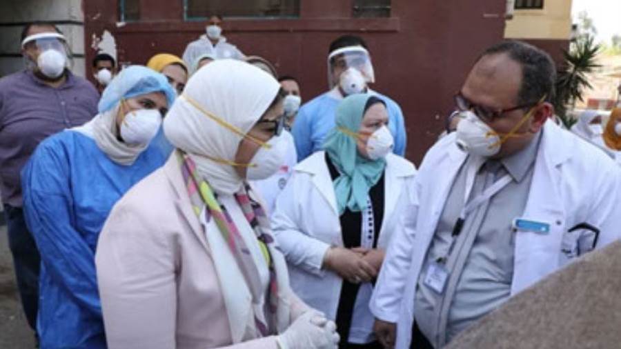 وزيرة الصحة تتفقد مستشفى صدر العمرانية تمهيدا لتحويلها مستشف