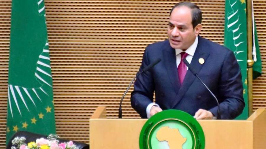 الرئيس يبحث مع رئيس جنوب أفريقيا ملفات مطروحة على أجندة الات