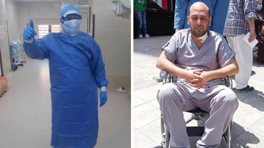 مجلس الوزراء يقرر علاج طبيب فقد بصره بسبب كورونا على نفقة ال