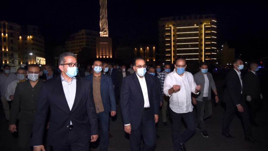 رئيس الوزراء: شركة متخصصة لصيانة أعمال تطوير ميدان التحرير ل