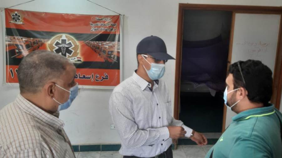 جهاز الشروق يطور ويرفع كفاءة مقر وحدة الإسعاف لتحسين الخدمات