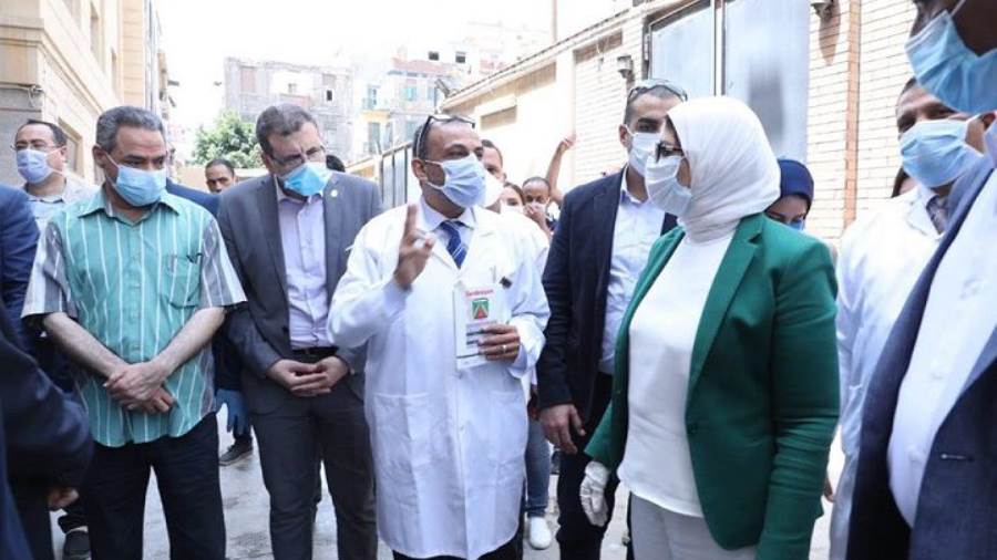 وزيرة الصحة: المستشفيات تعمل باحترافيةفي خدمة مرضى كورونا حس