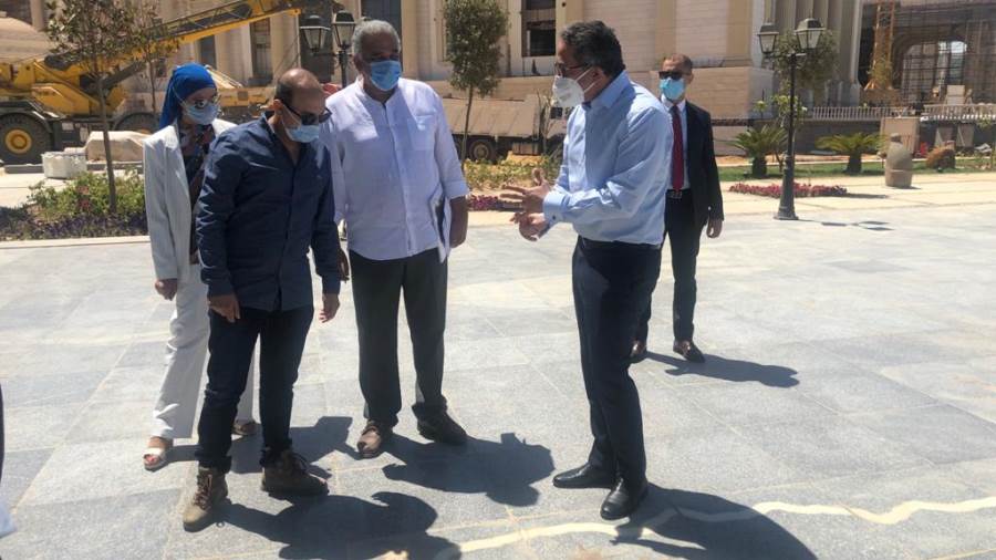 وزير السياحة يتفقد متحف العاصمة الإدارية الجديدة وزير السياحة يتفقد متحف العاصمة الإدارية الجديدة