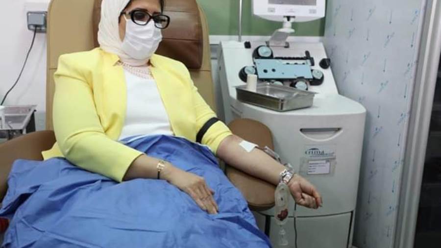 وزيرة الصحة تحفز المواطنين بالتبرع بالدم وتعلن زيادة مراكز س