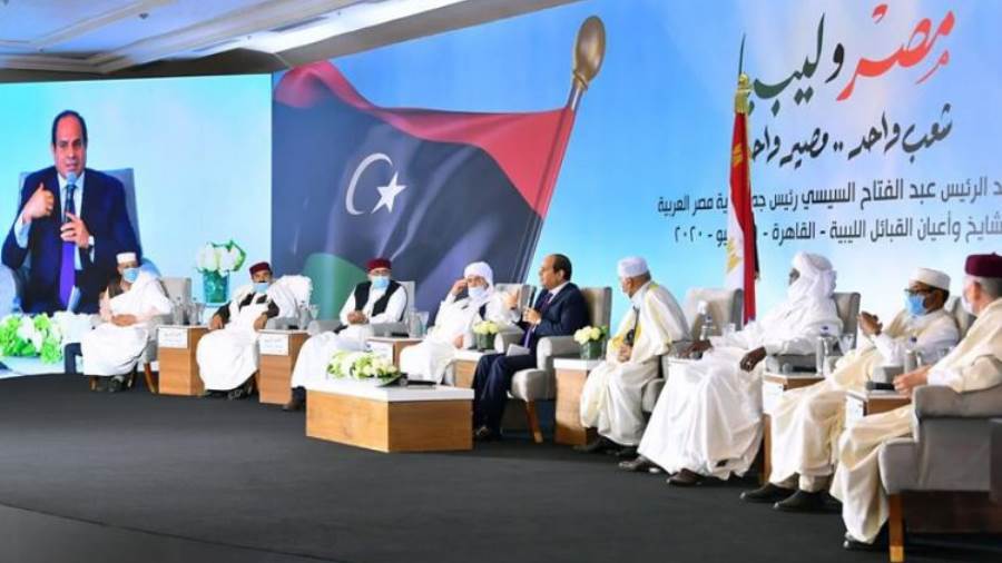 أبرز ما جاء خلال لقاء الرئيس السيسي بالقبائل الليبية