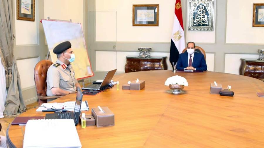 السيسي يوجه بالاستمرار في الحفاظ على أعلي درجات الجاهزية وال