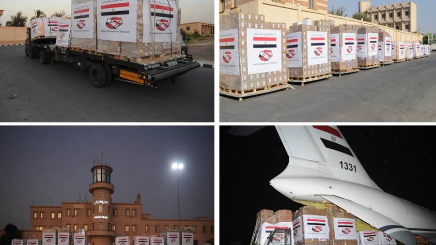 استمرارا لتوجيهات الرئيس.. مصر تواصل تكثيف الجسر الجوى لإرسا