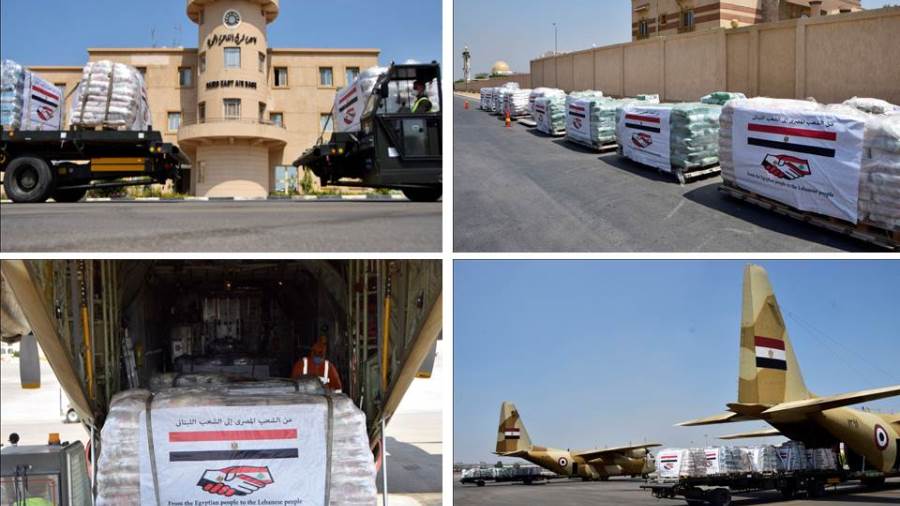 بتوجيهات الرئيس.. مصر تواصل تكثيف رحلات الجسر الجوى لإرسال ا
