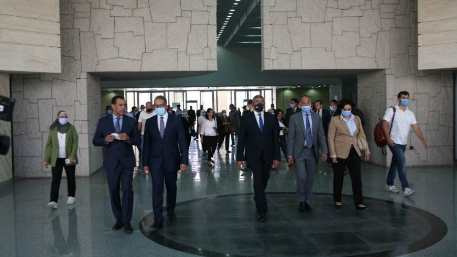 وزير السياحة والأمين العام للمنظمة العالمية يزوران المتحف ال وزير السياحة والأمين العام للمنظمة العالمية يزوران المتحف ال