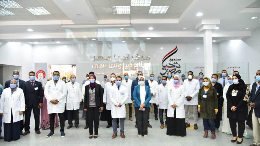 وزيرة الصحة تتفقد مستشفى حميات الأقصر وتشيد بمستوى الخدمات ا