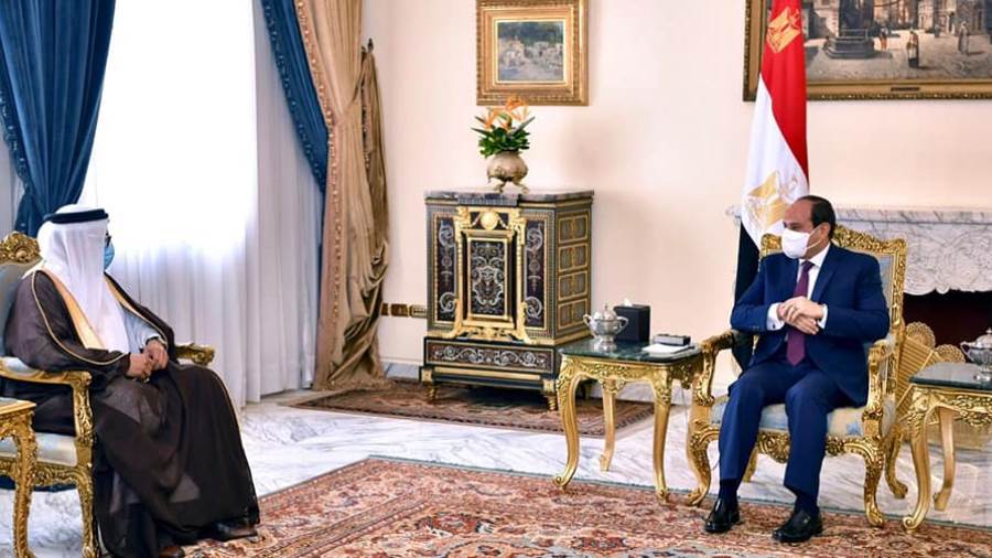 السيسي يؤكد الدعم المصري للبحرين في مواقفها السياسية