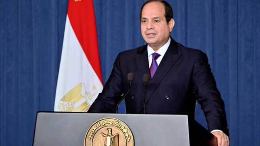 السيسي: الشعب الفلسطيني مازال يتطلع لأبسط الحقوق الإنسانية و