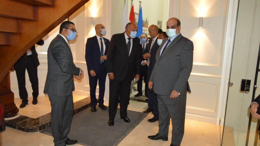 وزير الخارجية يفتتح المقر الجديد لمركز القاهرة لتسوية النزاع