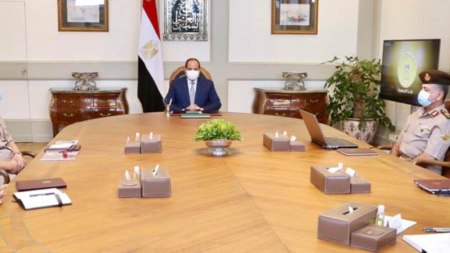 السيسي يطلع على مخطط المشروع العالمي مرابط مصرلتربية وإنتاج السيسي يطلع على مخطط المشروع العالمي مرابط مصرلتربية وإنتاج