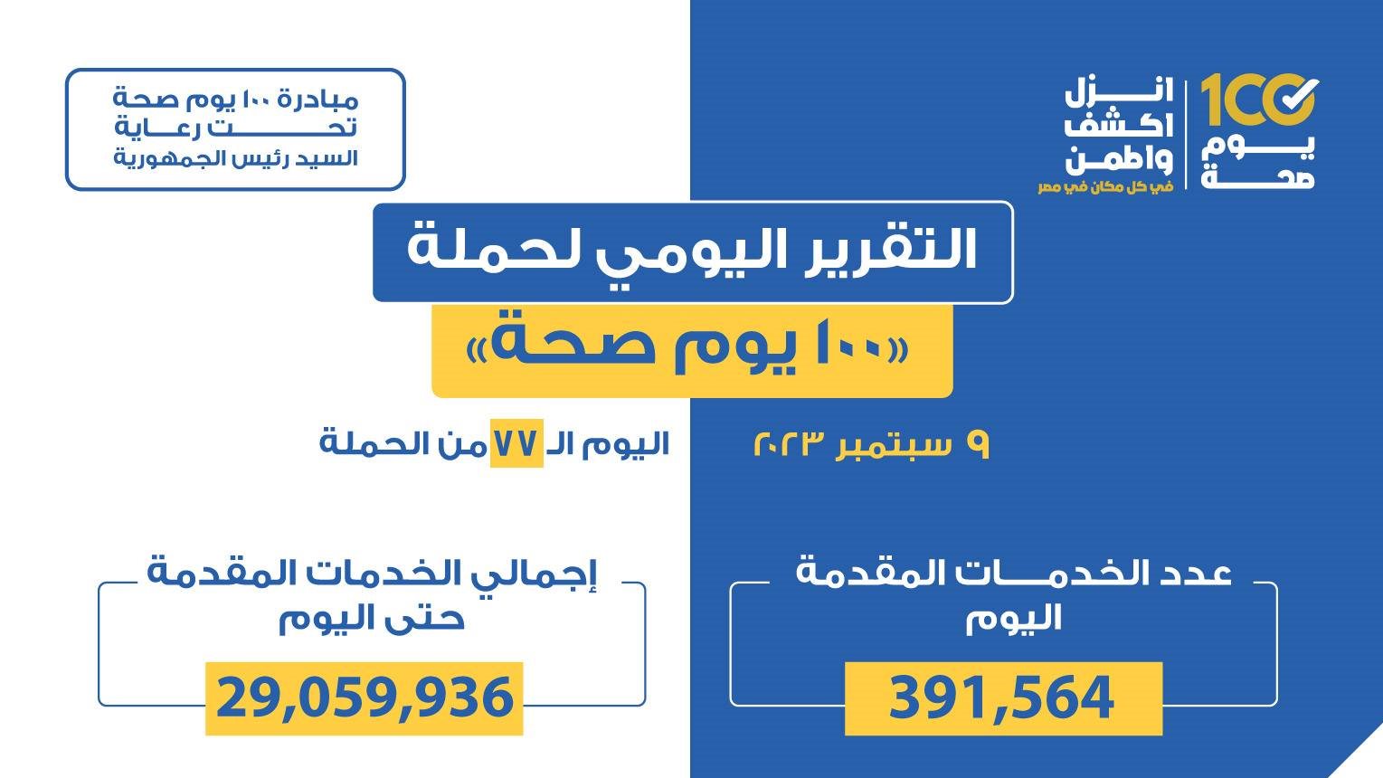 حملة «100 يوم صحة» حملة «100 يوم صحة»