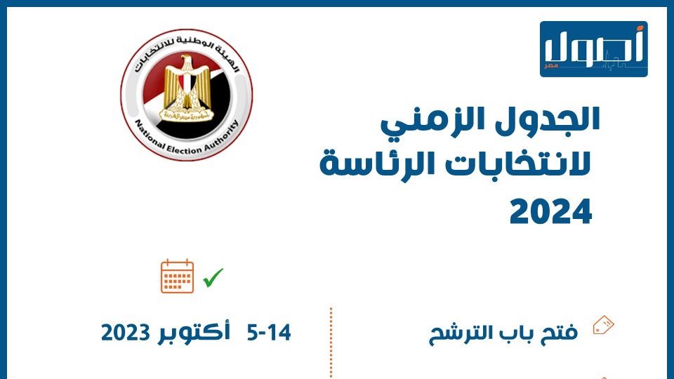 الجدول الزمني للانتخابات الرئاسية 2024