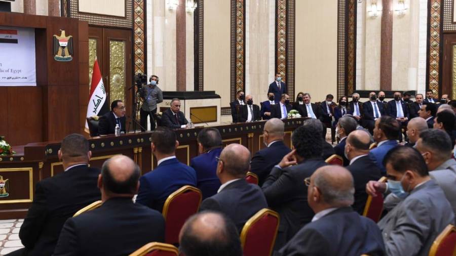 رئيس الوزراء يستعرض 4محاور مهمة للتعاون مع الأشقاء بالعراق