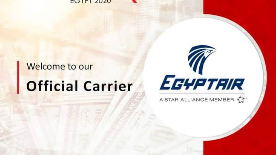 مصر للطيران الناقل الرسمى لملتقي الاستثمار وأسواق المال بالق