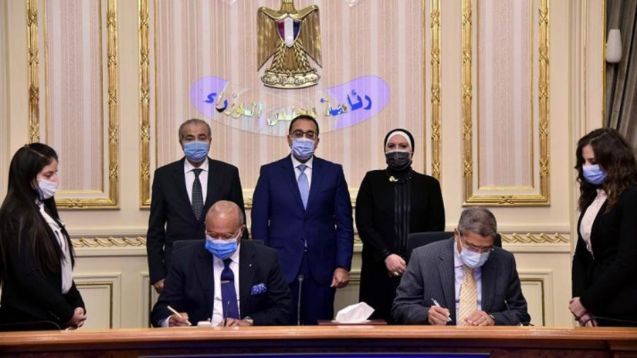 رئيس الوزراء يشهد توقيع بروتوكول تعاون بين جهاز تنمية التجار