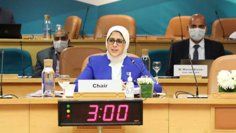 وزيرة الصحة تبحث توفير مخزون استراتيجي من الأكسجين الطبي بال