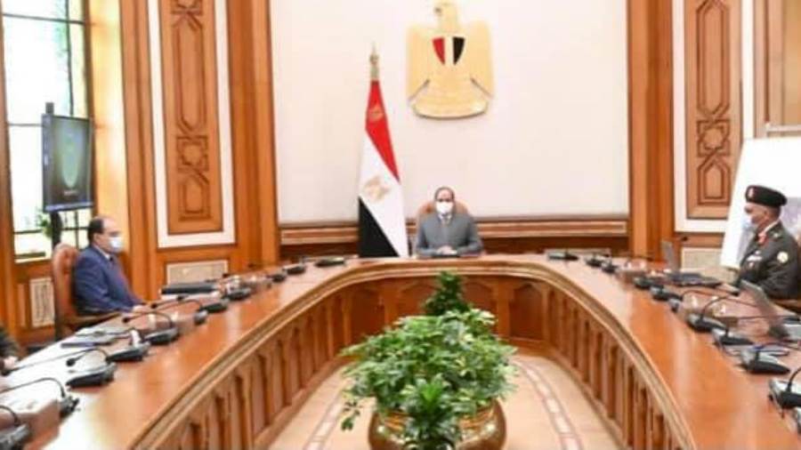 السيسي يأمر ببناء 3300 شقة جديدة ويطلع على مخطط إنشاء المحطة