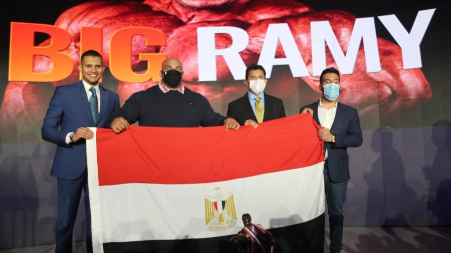 وزير الرياضة: كل الشباب يفتخرون بالبيج رامي بعد لقب مستر أول