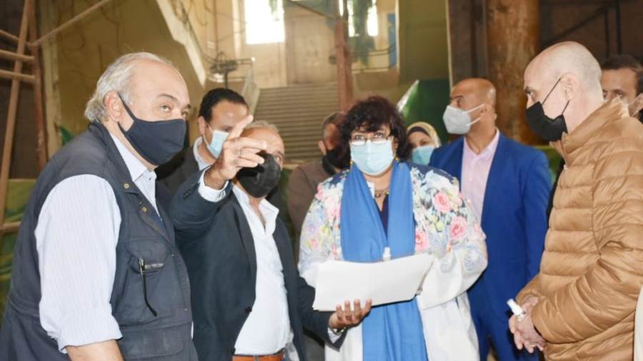 وزيرة الثقافة تتابع تنفيذ أعمال تطوير متحف الجزيرة للفنونبعد وزيرة الثقافة تتابع تنفيذ أعمال تطوير متحف الجزيرة للفنونبعد
