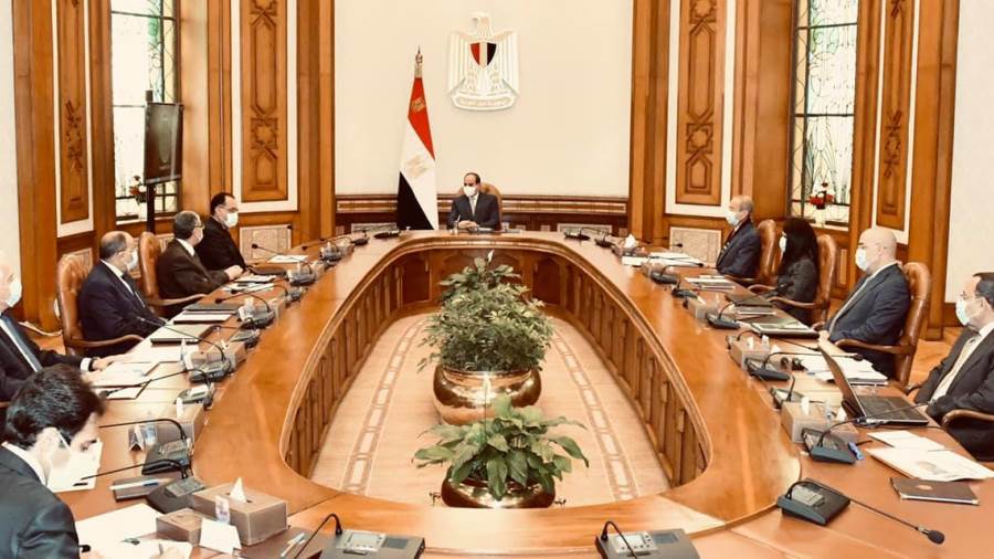 السيسي يطلع علي منظومة الضوابط والاشتراطات البنائية الجديدة 