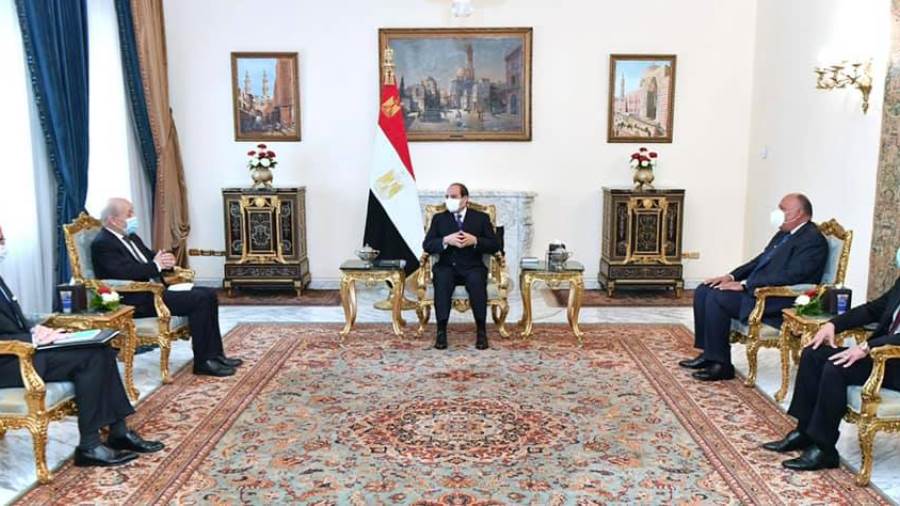 السيسي يبحث مع وزير خارجية فرنسا العلاقات الثنائية الاستراتي