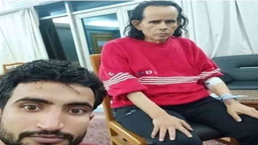 الصورة الأولىلعلي حميدةمن مستشفىمعهد ناصر بعد قرار علاجه على الصورة الأولىلعلي حميدةمن مستشفىمعهد ناصر بعد قرار علاجه على