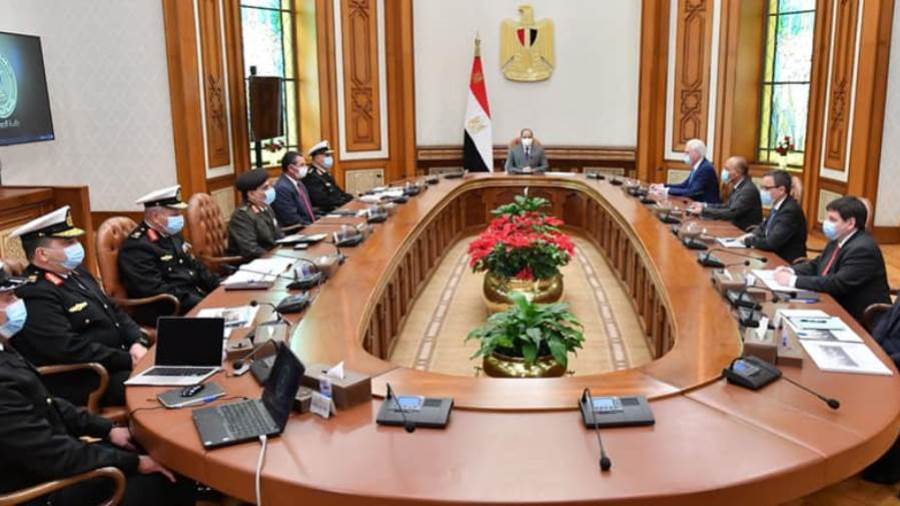 السيسي يبحث مع رئيس لورسن الألمانية التعاون في مجال تكنولوجي
