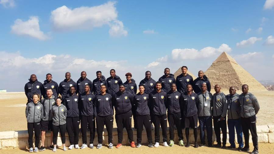 منطقة آثار الهرم تستقبل أعضاء المنتخب الألماني لكرة اليد