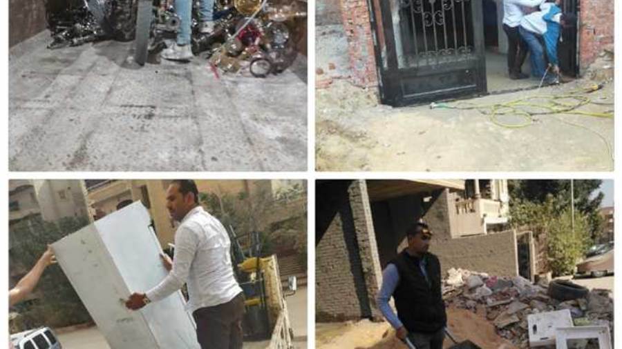 محافظة الجيزة تشنحملات موسعة بالأحياء والمراكز لتحقيق الانضب