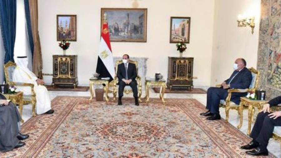 السيسي يؤكد على مبادئ السياسة المصرية الهادفة إلى البناء وال