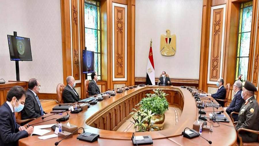 السيسي يطلع على الموقف التنفيذي لمشروع تنمية وسط وشمال سيناء