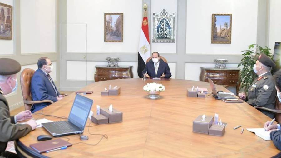 السيسي يتابع عددا من المشروعات القومية التي تشرف عليها الهيئ