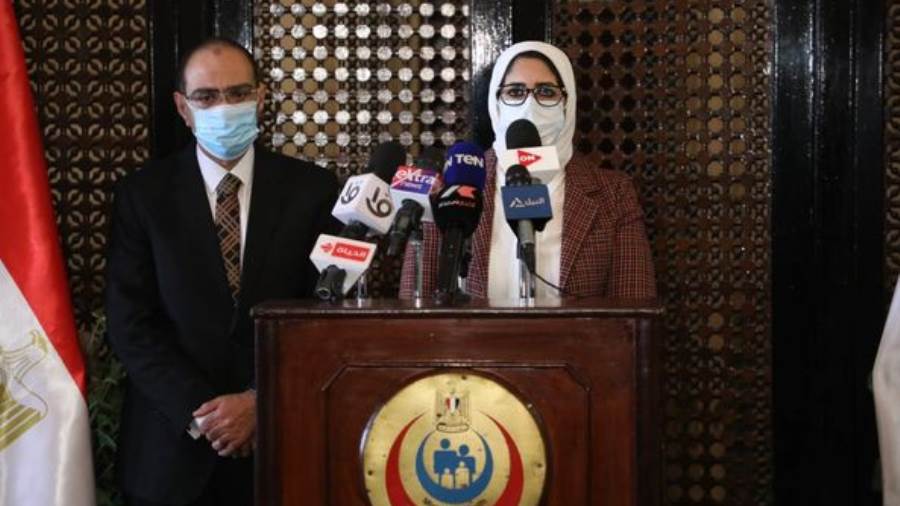 وزيرة الصحة تعلن التعاقد على 100 مليون جرعة من لقاح فيروس كو وزيرة الصحة تعلن التعاقد على 100 مليون جرعة من لقاح فيروس كو