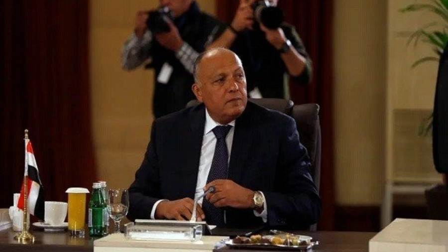 اجتماع ثلاثى لوزراء خارجية مصر وفلسطين والأردن بالقاهرة اليو