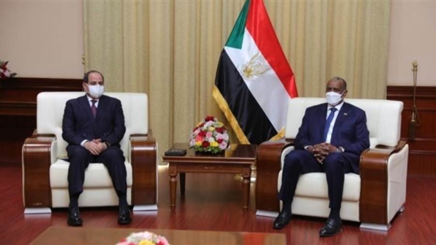 الرئيس عبد الفتاح السيسي والفريق أول عبد الفتاح البرهان الرئيس عبد الفتاح السيسي والفريق أول عبد الفتاح البرهان