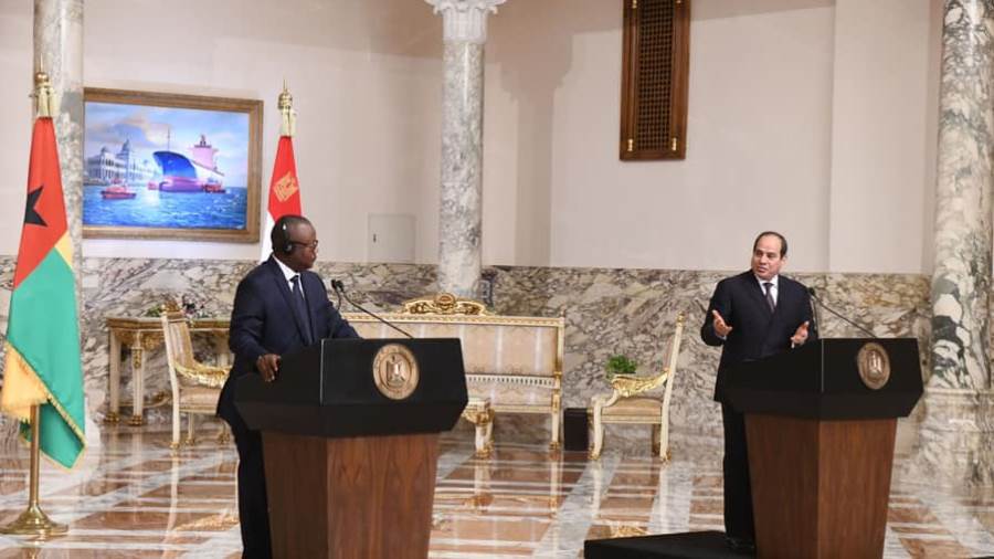 كلمةالسيسي خلال المؤتمر الصحفي المشترك مع رئيس غينيا بيساو كلمةالسيسي خلال المؤتمر الصحفي المشترك مع رئيس غينيا بيساو