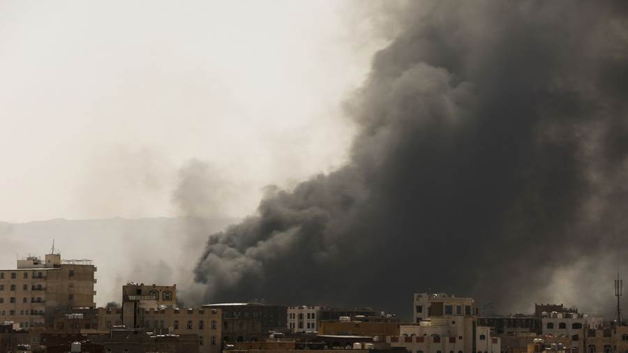 التحالفيدمر ورشا حوثية لتجميع الصواريخ في صنعاء