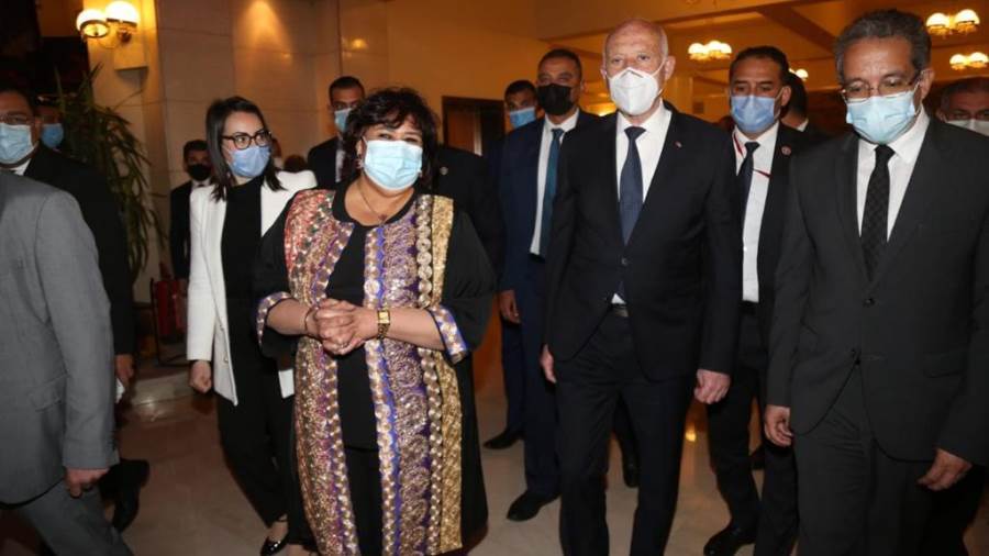رئيس تونس : مصر دائما ستظل زاخرة بفنونها وتراثها وثقافتها ال