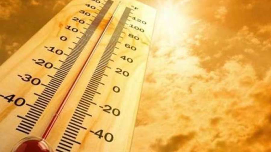 الأرصاد تتوقع درجات الحرارة الإثنين فى مصر..شديد الحرارة على