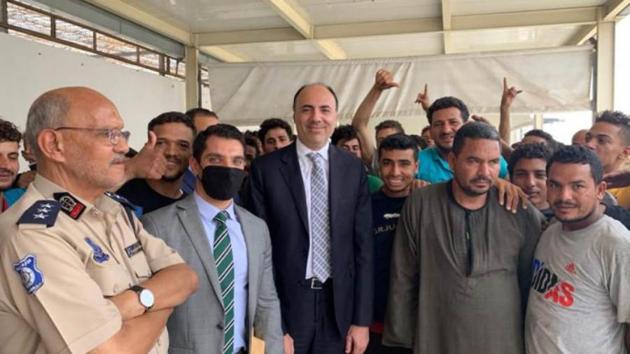 الخارجية تعلنإطلاق سراح 90 مواطنا مصريا كانوا محتجزين في طرا