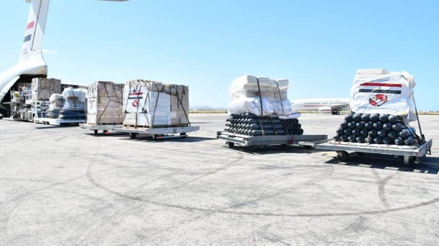 استمرارالتوجيهات الرئيس.. مصر ترسل مساعدات طبية للأشقاء فى ت