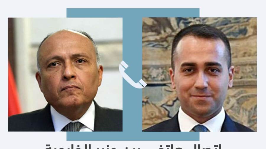 وزير الخارجية يتلقى اتصالامن نظيره الإيطاليللتباحث حول عدد م وزير الخارجية يتلقى اتصالامن نظيره الإيطاليللتباحث حول عدد م
