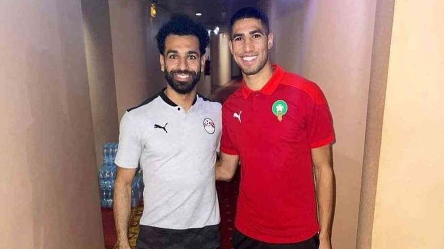 محمد صلاح وأشرف حكيمي